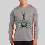 Long Sleeve Heather Colorblock Contender ™ Tee Thumbnail