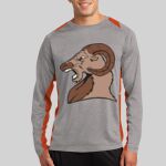 Long Sleeve Heather Colorblock Contender ™ Tee Thumbnail