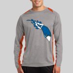 Long Sleeve Heather Colorblock Contender ™ Tee Thumbnail