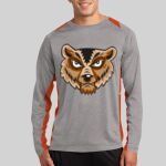 Long Sleeve Heather Colorblock Contender ™ Tee Thumbnail