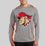 Long Sleeve Heather Colorblock Contender ™ Tee Thumbnail