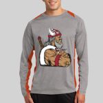 Long Sleeve Heather Colorblock Contender ™ Tee Thumbnail