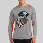 Long Sleeve Heather Colorblock Contender ™ Tee Thumbnail
