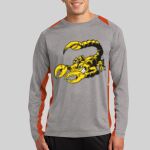 Long Sleeve Heather Colorblock Contender ™ Tee Thumbnail