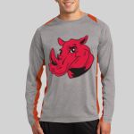 Long Sleeve Heather Colorblock Contender ™ Tee Thumbnail