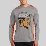 Long Sleeve Heather Colorblock Contender ™ Tee Thumbnail