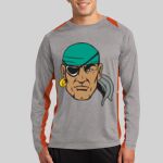 Long Sleeve Heather Colorblock Contender ™ Tee Thumbnail