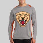 Long Sleeve Heather Colorblock Contender ™ Tee Thumbnail