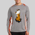 Long Sleeve Heather Colorblock Contender ™ Tee Thumbnail