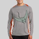 Long Sleeve Heather Colorblock Contender ™ Tee Thumbnail