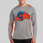 Long Sleeve Heather Colorblock Contender ™ Tee Thumbnail