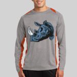 Long Sleeve Heather Colorblock Contender ™ Tee Thumbnail