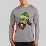 Long Sleeve Heather Colorblock Contender ™ Tee Thumbnail