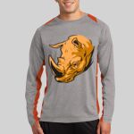 Long Sleeve Heather Colorblock Contender ™ Tee Thumbnail