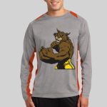 Long Sleeve Heather Colorblock Contender ™ Tee Thumbnail