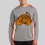 Long Sleeve Heather Colorblock Contender ™ Tee Thumbnail