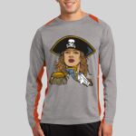 Long Sleeve Heather Colorblock Contender ™ Tee Thumbnail