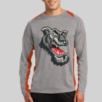 Long Sleeve Heather Colorblock Contender ™ Tee Thumbnail