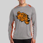 Long Sleeve Heather Colorblock Contender ™ Tee Thumbnail