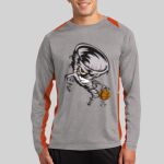 Long Sleeve Heather Colorblock Contender ™ Tee Thumbnail