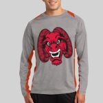 Long Sleeve Heather Colorblock Contender ™ Tee Thumbnail