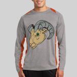 Long Sleeve Heather Colorblock Contender ™ Tee Thumbnail