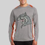 Long Sleeve Heather Colorblock Contender ™ Tee Thumbnail