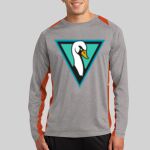 Long Sleeve Heather Colorblock Contender ™ Tee Thumbnail