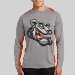 Long Sleeve Heather Colorblock Contender ™ Tee Thumbnail