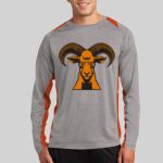 Long Sleeve Heather Colorblock Contender ™ Tee Thumbnail