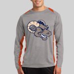 Long Sleeve Heather Colorblock Contender ™ Tee Thumbnail