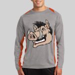 Long Sleeve Heather Colorblock Contender ™ Tee Thumbnail