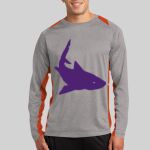 Long Sleeve Heather Colorblock Contender ™ Tee Thumbnail