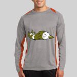 Long Sleeve Heather Colorblock Contender ™ Tee Thumbnail