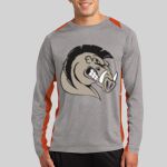 Long Sleeve Heather Colorblock Contender ™ Tee Thumbnail