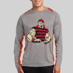 Long Sleeve Heather Colorblock Contender ™ Tee Thumbnail