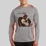 Long Sleeve Heather Colorblock Contender ™ Tee Thumbnail