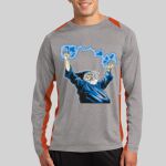 Long Sleeve Heather Colorblock Contender ™ Tee Thumbnail