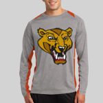 Long Sleeve Heather Colorblock Contender ™ Tee Thumbnail