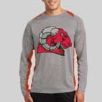 Long Sleeve Heather Colorblock Contender ™ Tee Thumbnail