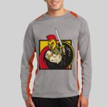 Long Sleeve Heather Colorblock Contender ™ Tee Thumbnail