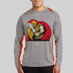 Long Sleeve Heather Colorblock Contender ™ Tee Thumbnail