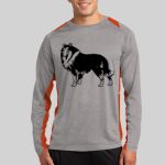 Long Sleeve Heather Colorblock Contender ™ Tee Thumbnail