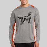 Long Sleeve Heather Colorblock Contender ™ Tee Thumbnail