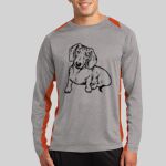 Long Sleeve Heather Colorblock Contender ™ Tee Thumbnail