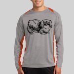 Long Sleeve Heather Colorblock Contender ™ Tee Thumbnail