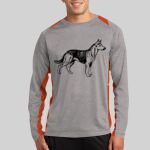 Long Sleeve Heather Colorblock Contender ™ Tee Thumbnail