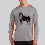 Long Sleeve Heather Colorblock Contender ™ Tee Thumbnail