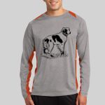 Long Sleeve Heather Colorblock Contender ™ Tee Thumbnail