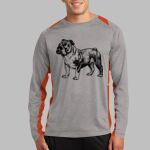 Long Sleeve Heather Colorblock Contender ™ Tee Thumbnail